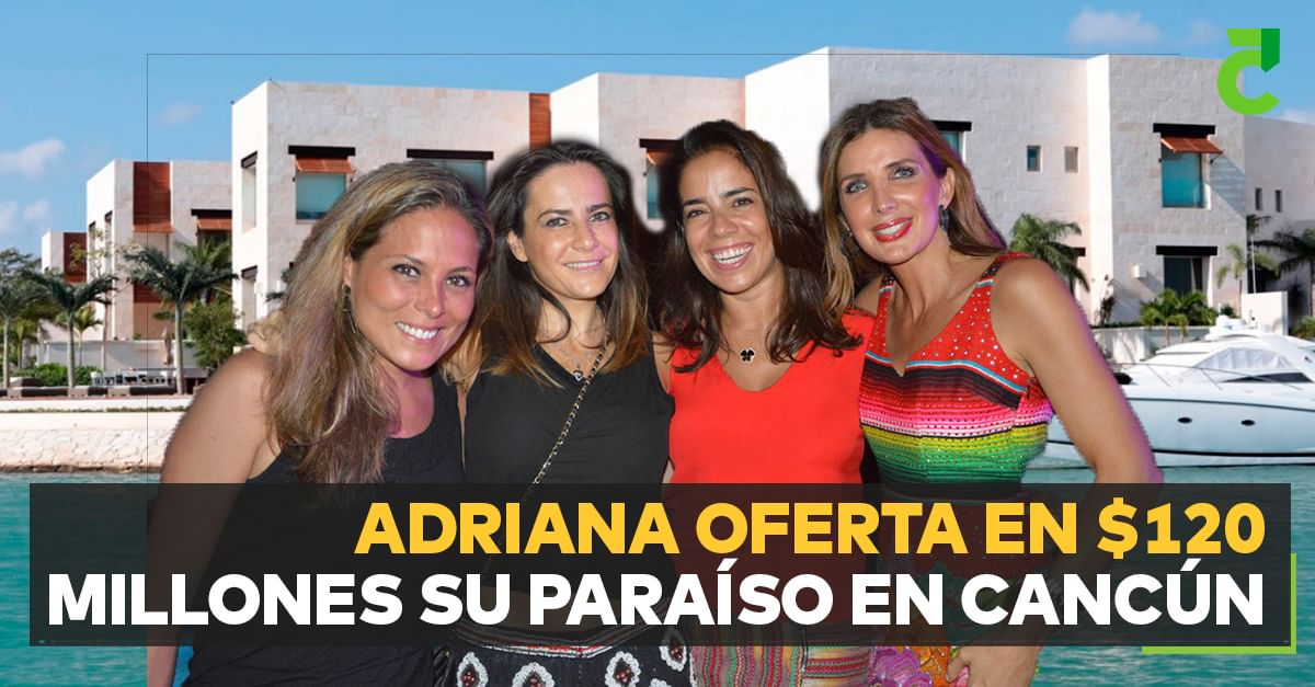 ¡En venta! el Palacio Caribeño de Adriana González, cuesta 120 millones