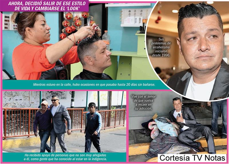 Carlos Peniche reaparece irreconocible