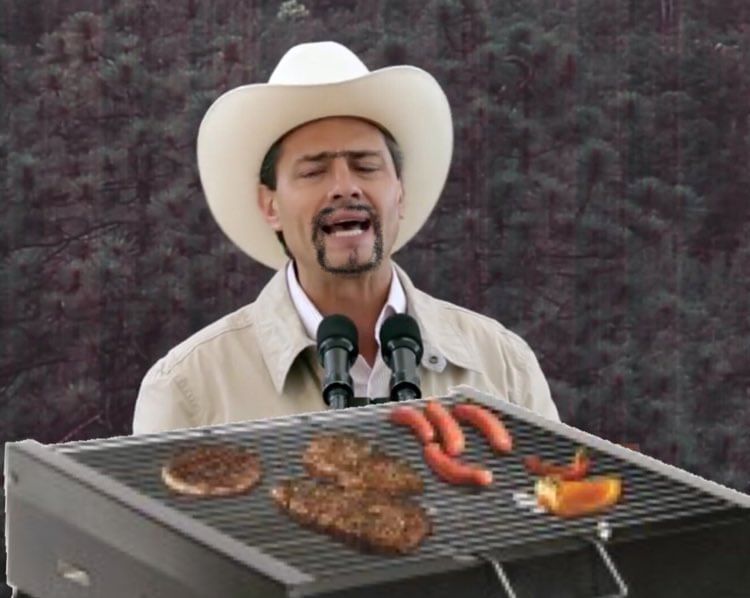 Redes recuerdan a Peña con sombrero