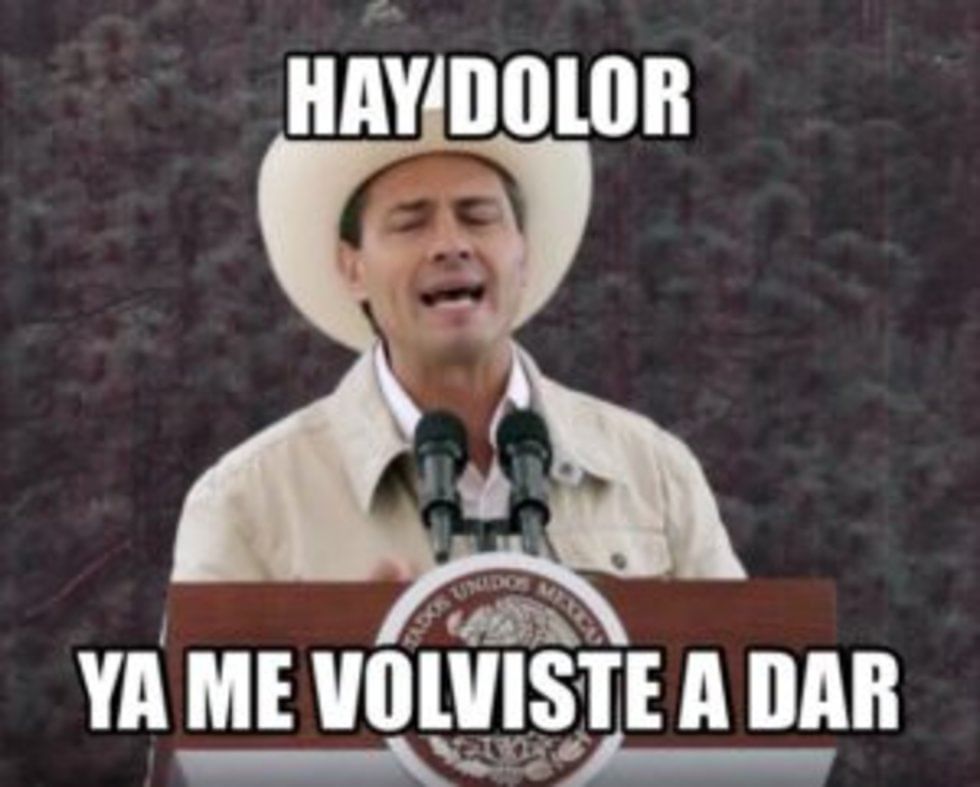Redes recuerdan a Peña con sombrero