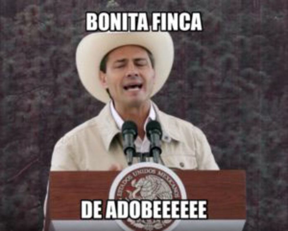 Redes recuerdan a Peña con sombrero