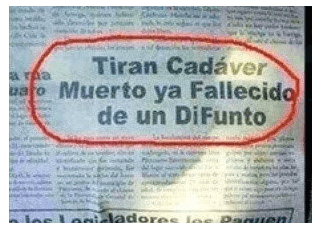 Horrores ortográficos que le costaron la chamba a alguien