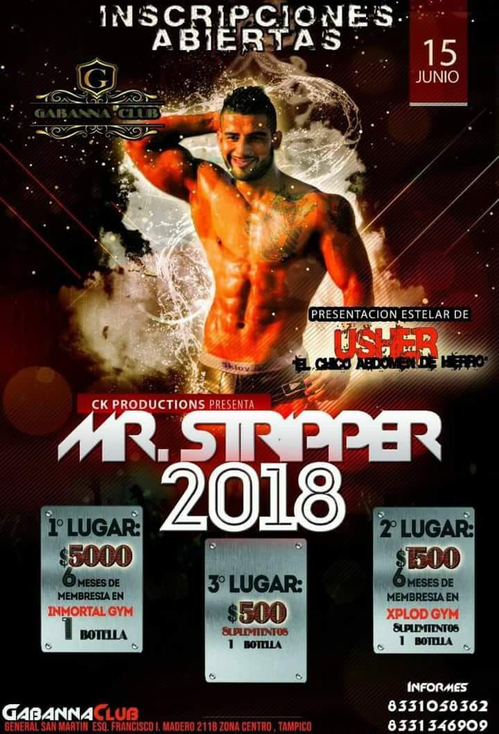 Denuncia a tu amigo para Mr. Stripper 2018
