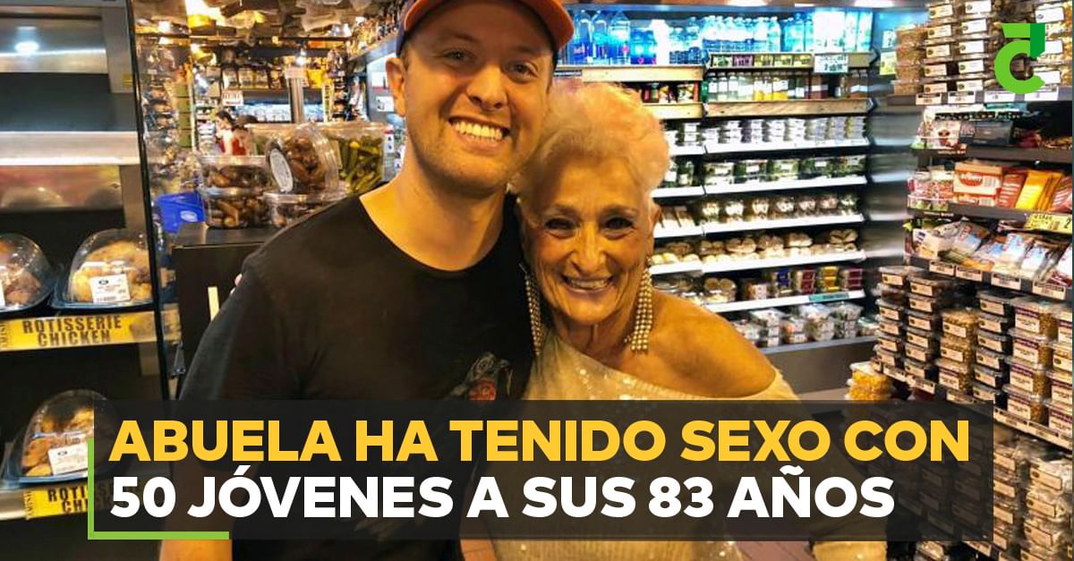 Abuela ha tenido sexo con 50 jóvenes a sus 83 años