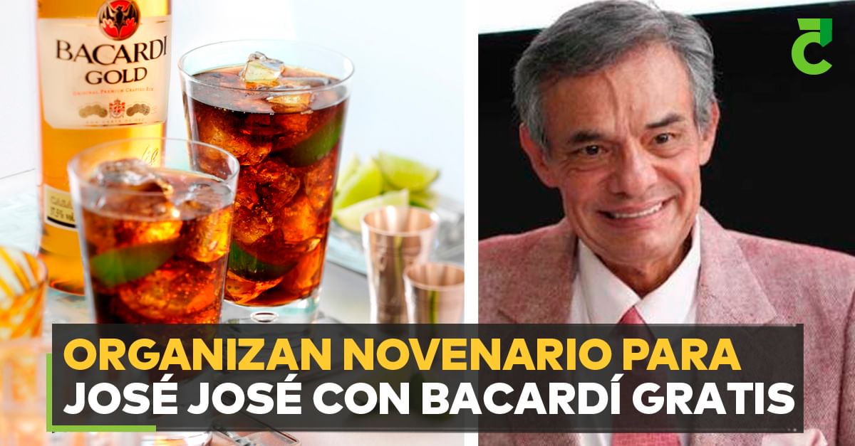 Organizan novenario para José José con Bacardí gratis