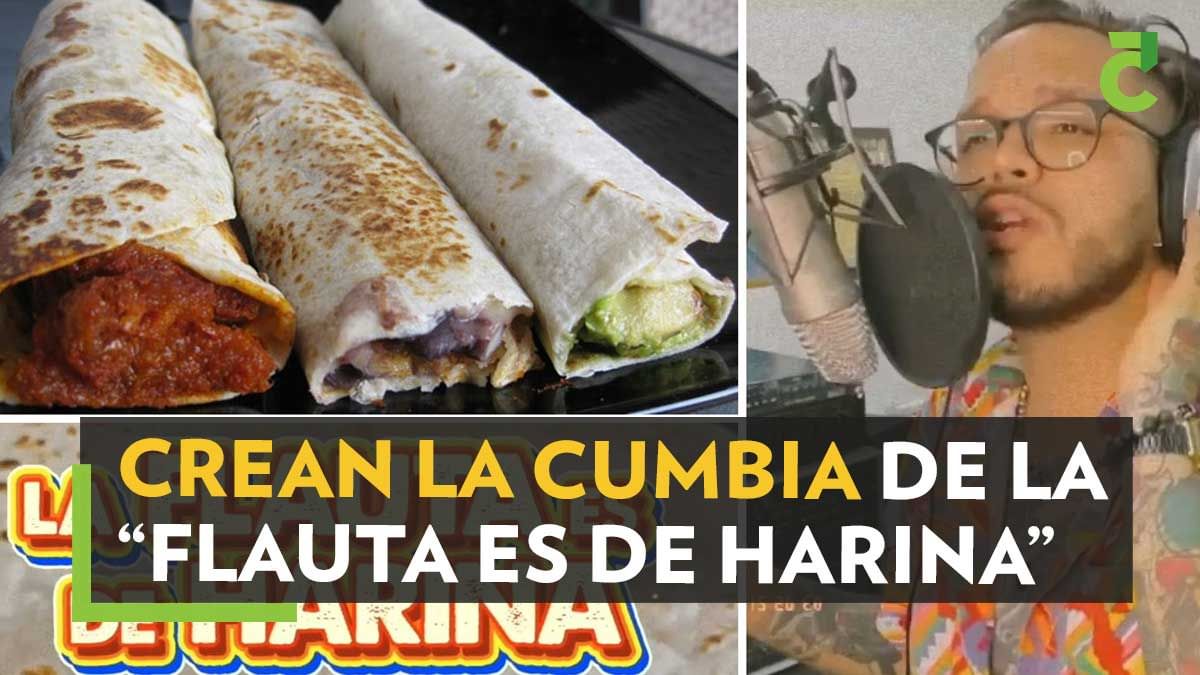 Crean la cumbia de la “Flauta es de Harina”