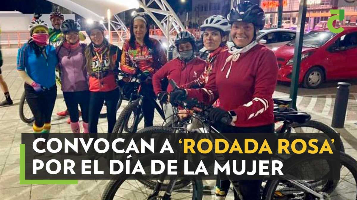 Convocan a ‘Rodada Rosa’ por el Día de la Mujer