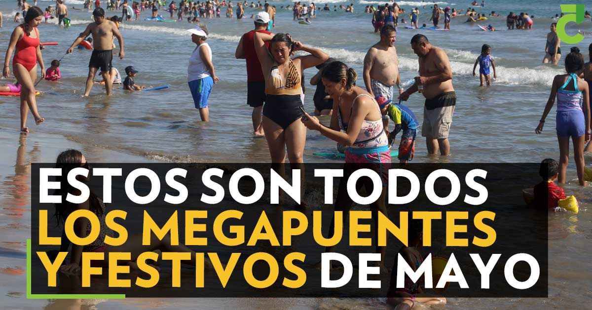 Estos son todos los megapuente y festivos de mayo 2022