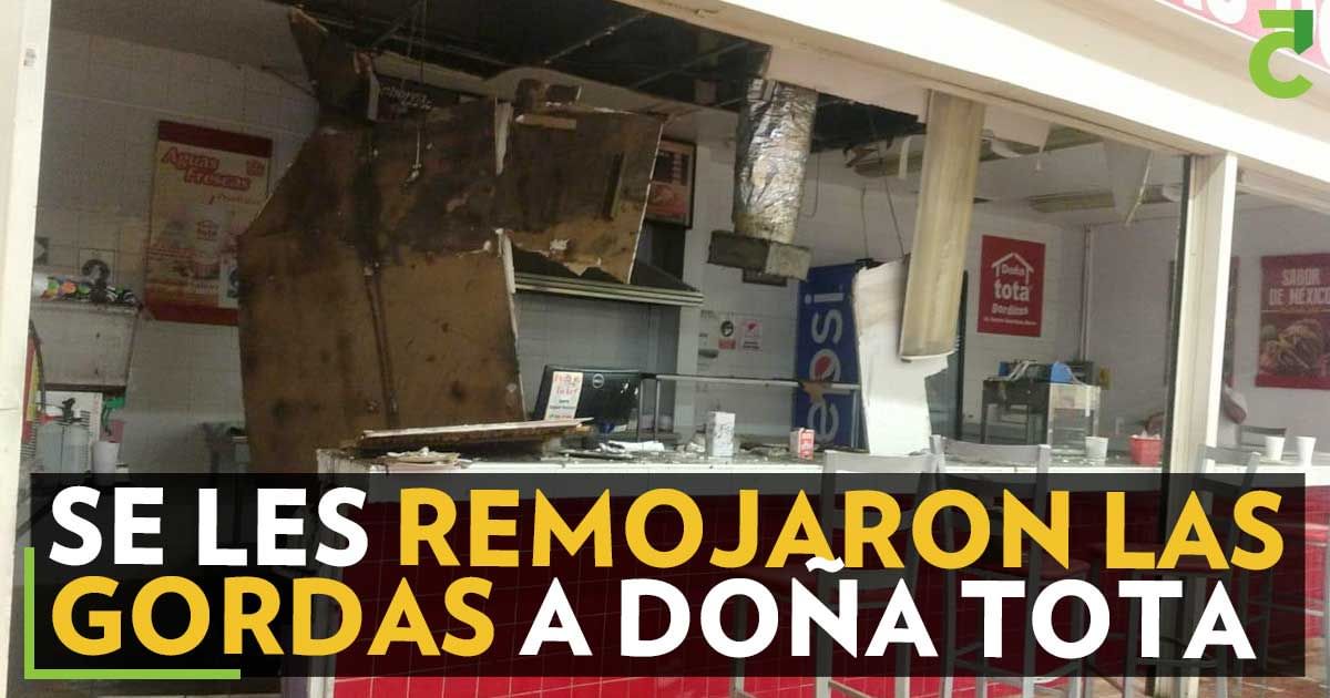 Se les remojaron las gordas a Doña Tota