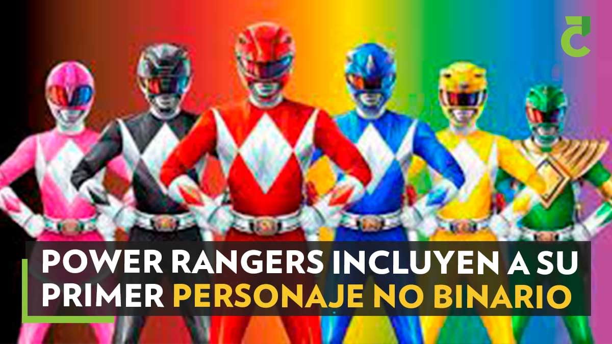 Uno Power Rangers Power Rangers incluyen a su primer personaje no binario