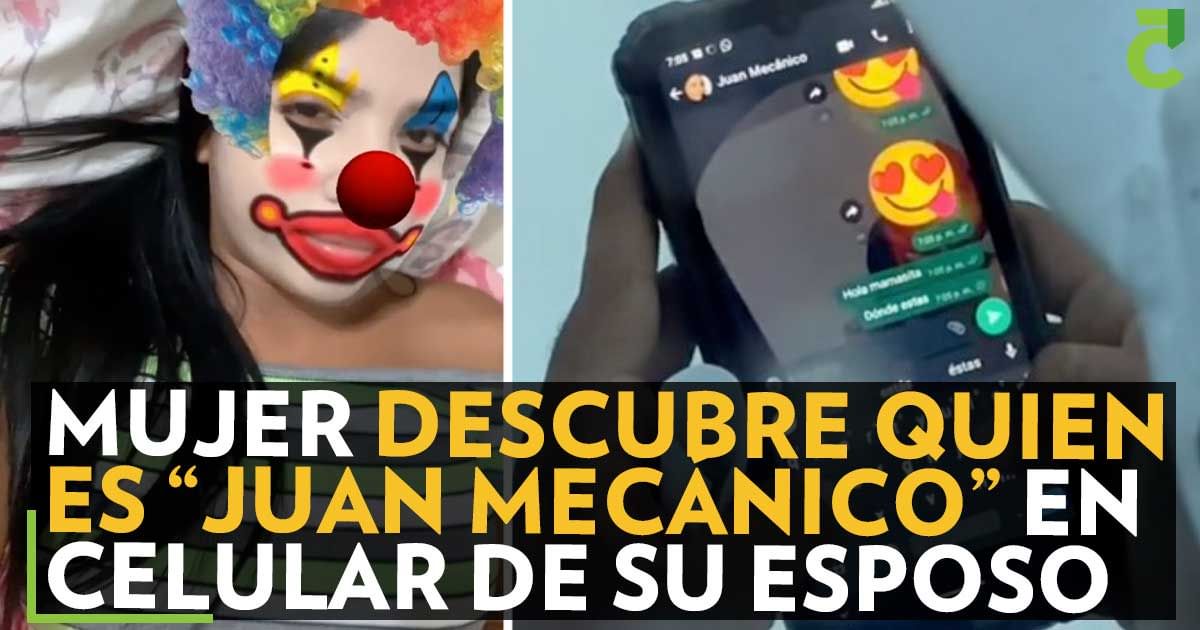 Mujer descubre quién es “Juan Mecánico” en celular de su esposo