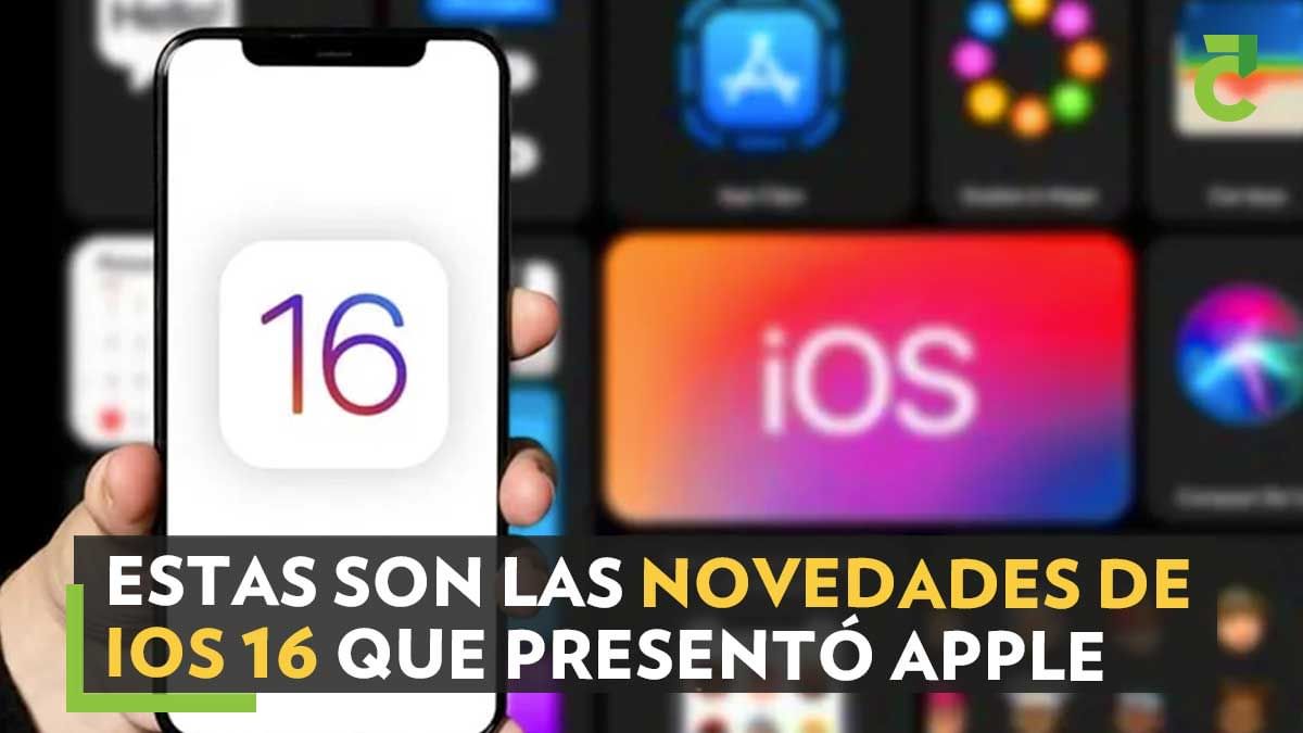 Estas son las novedades de iOs 16 que presentó Apple
