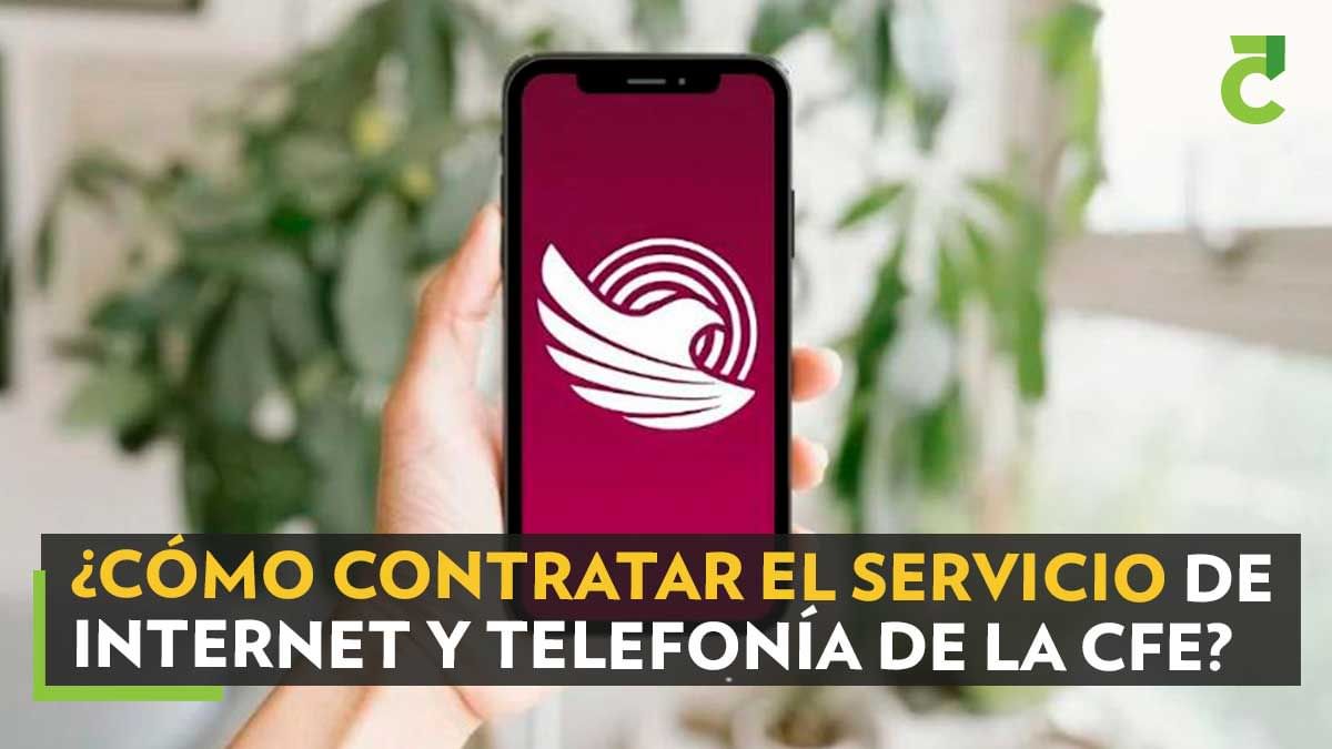 ¿Cómo contratar el servicio de y telefonía de la CFE?
