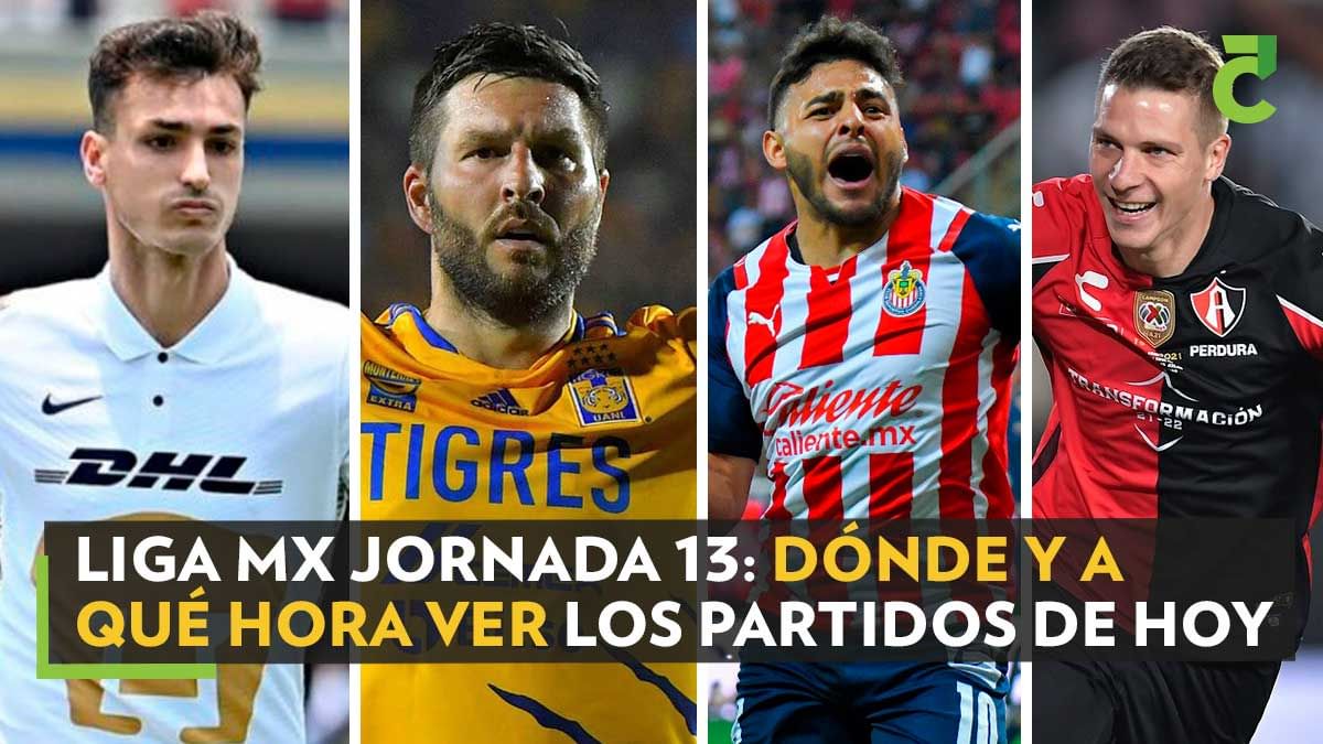 Liga MX Jornada 13 Dónde y a qué hora ver en vivo partidos de hoy
