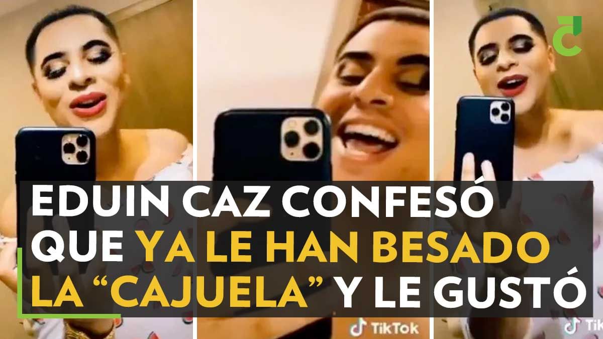 Eduin Caz confesó que ya le han besado la "cajuela" y le gustó