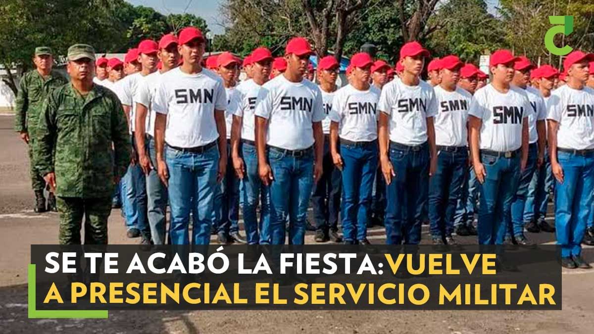 Se te acabó la fiesta: vuelve a presencial el Servicio Militar