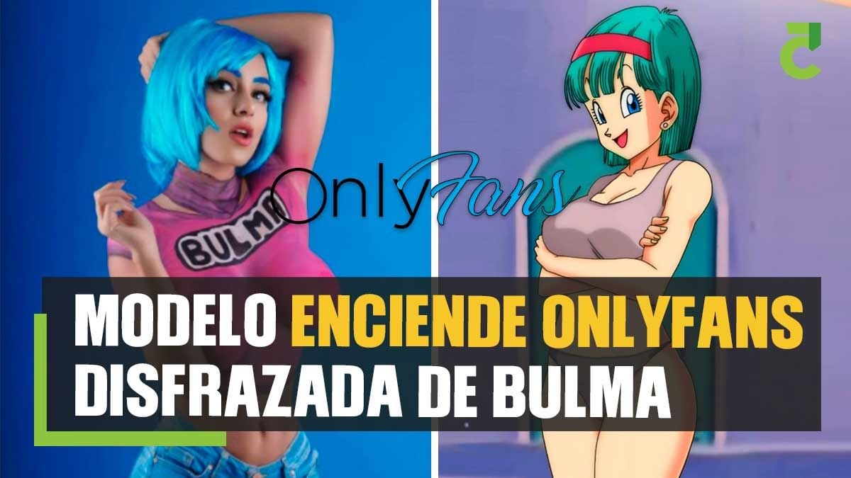Modelo enciende OnlyFans disfrazada de Bulma de Dragon Ball Z