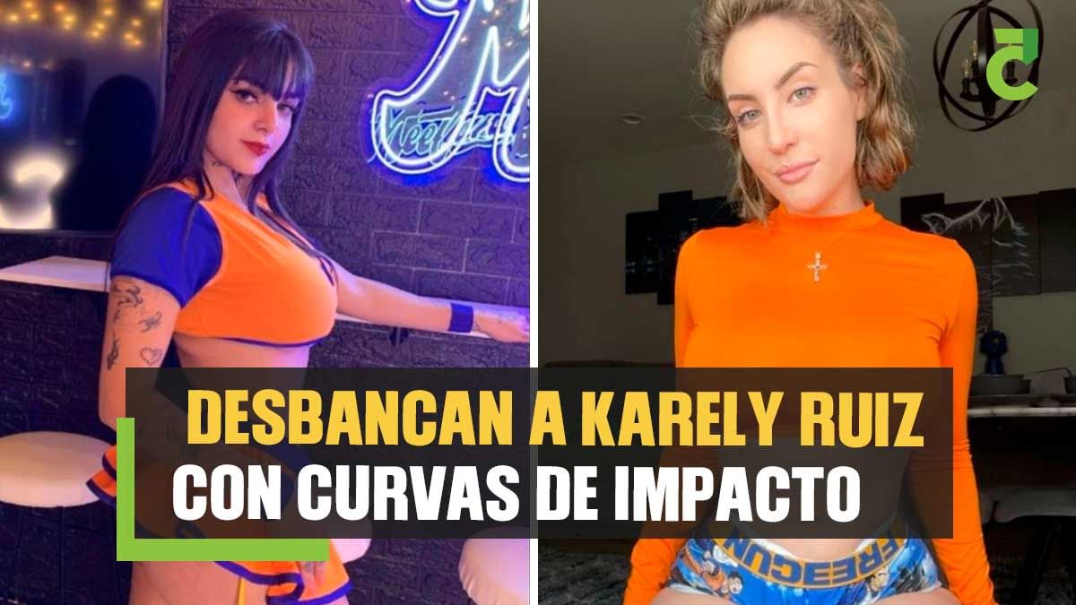 Desbancan a Karely Ruiz con curvas de impacto