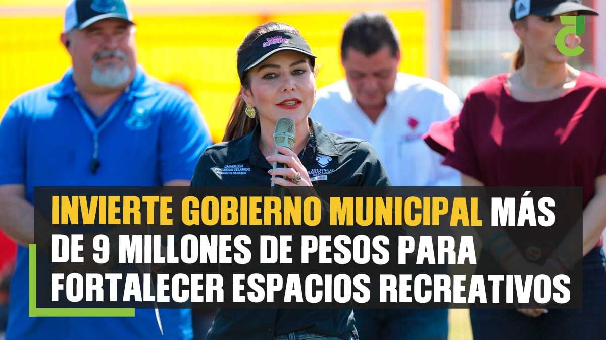 INVIERTE GOBIERNO MUNICIPAL MÁS DE 9 MILLONES EN ESPACIOS RECREATIVOS