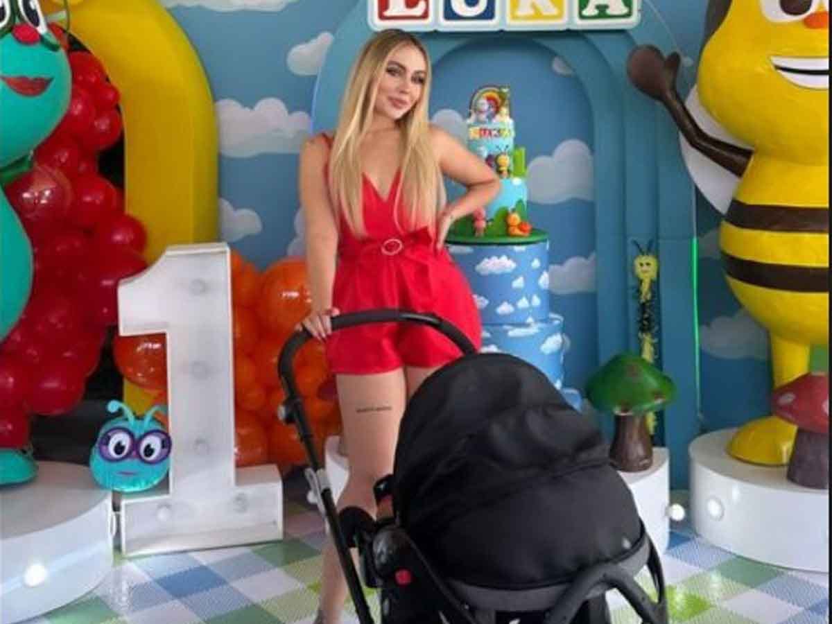 Maya no dudo en echar la casa por la ventana para celebrar a Luka