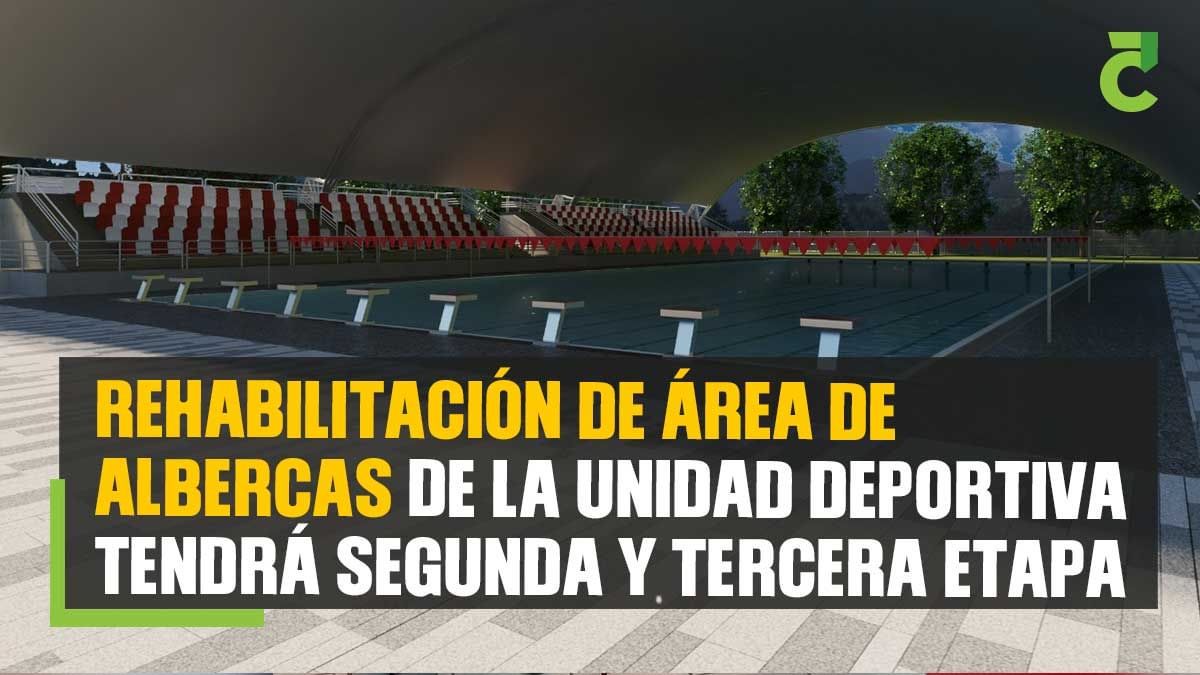 Rehabilitación de área de albercas de la Unidad Deportiva tendrá ...