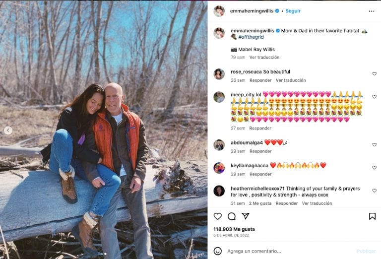 Bruce Willis empeora, ya no puede hablar ni leer tras su diagnóstico de demencia