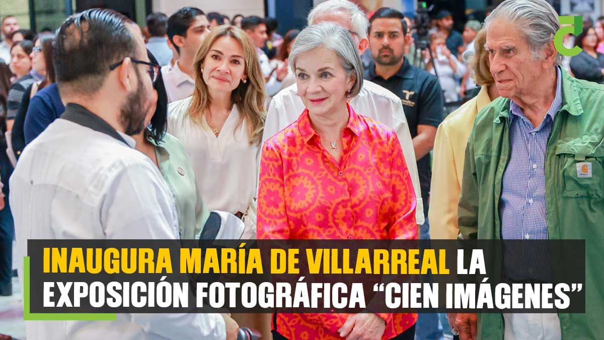 Inaugura María de Villarreal la exposición fotográfica “Cien imágenes”