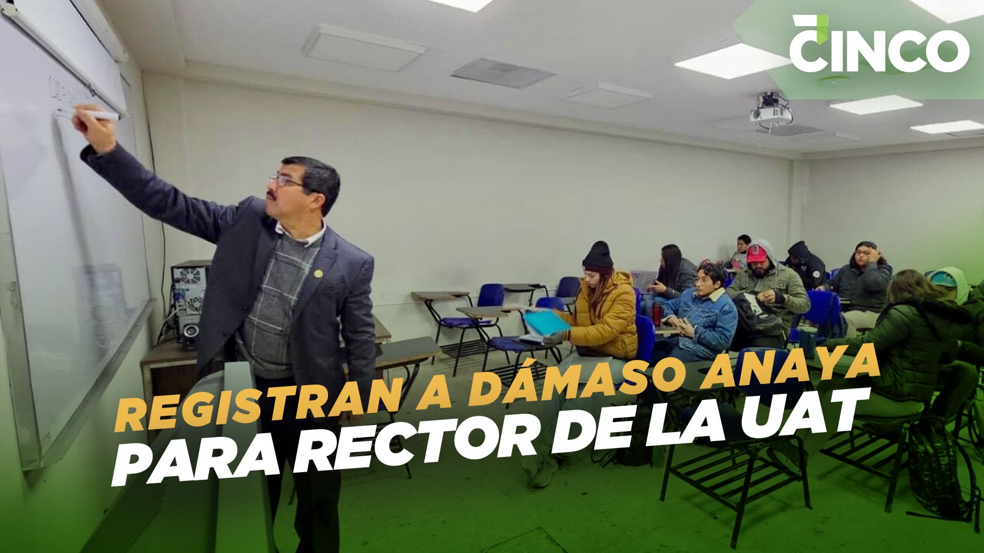 Registran a Dámaso Anaya para rector de la UAT