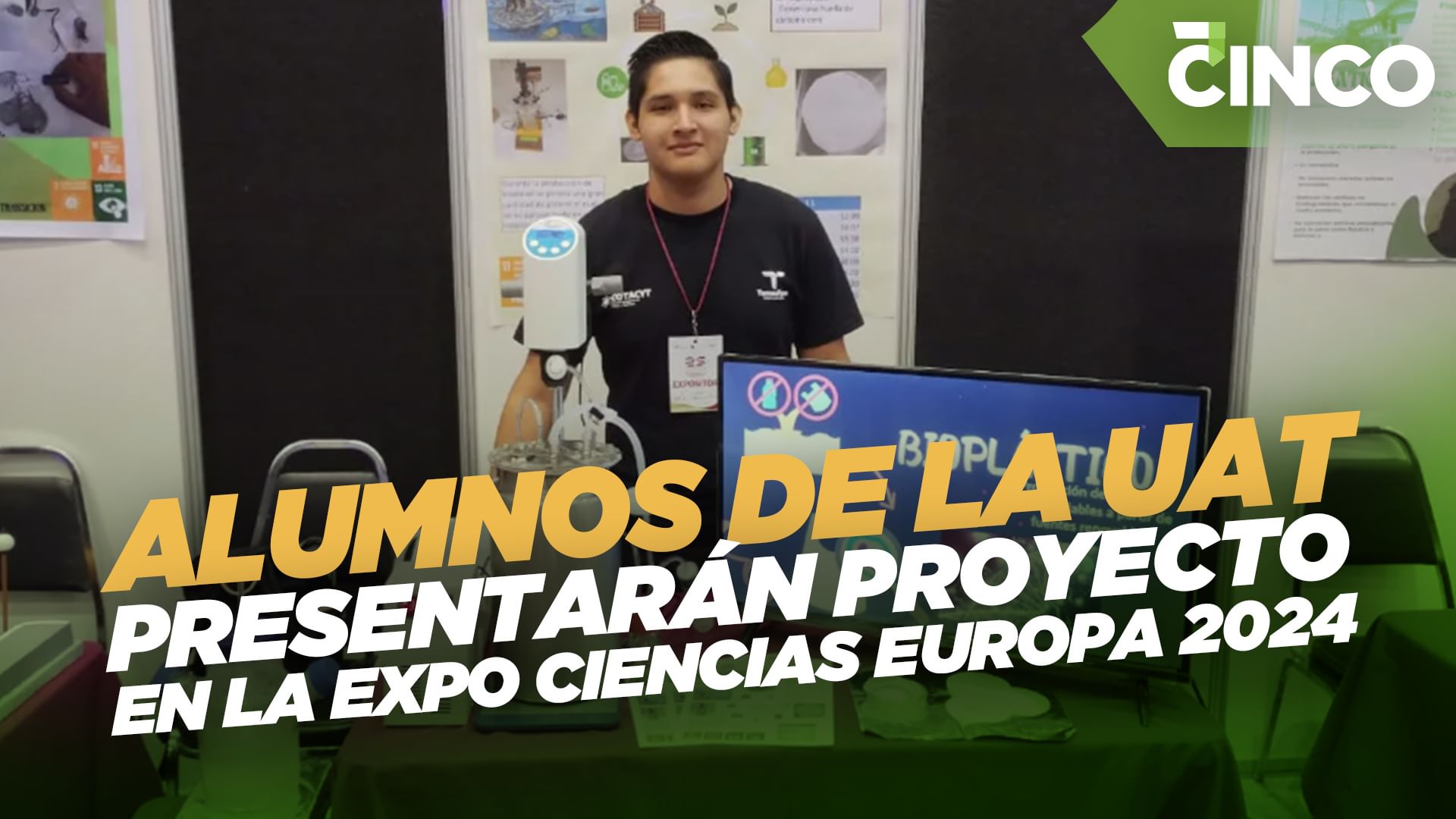 Alumnos de la UAT presentarán proyecto en la Expo Ciencias Europa 2024