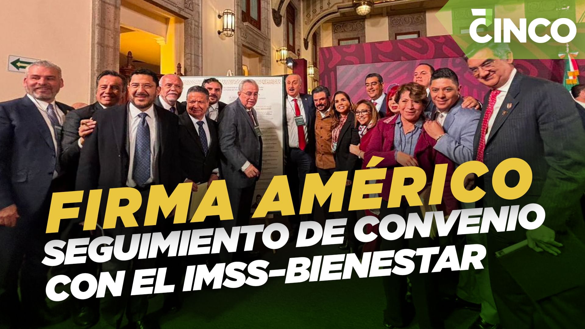Firma Américo seguimiento de convenio con el IMSS–Bienestar