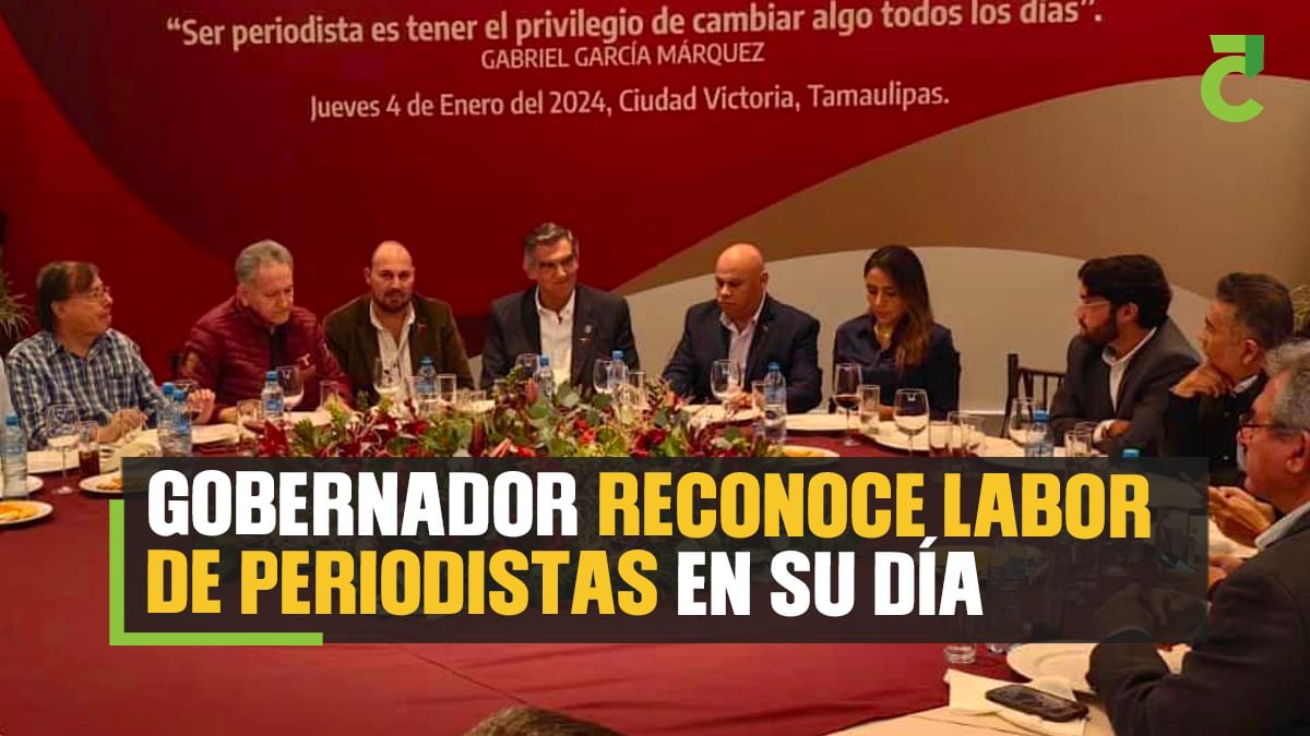 Gobernador reconoce labor de periodistas en su día