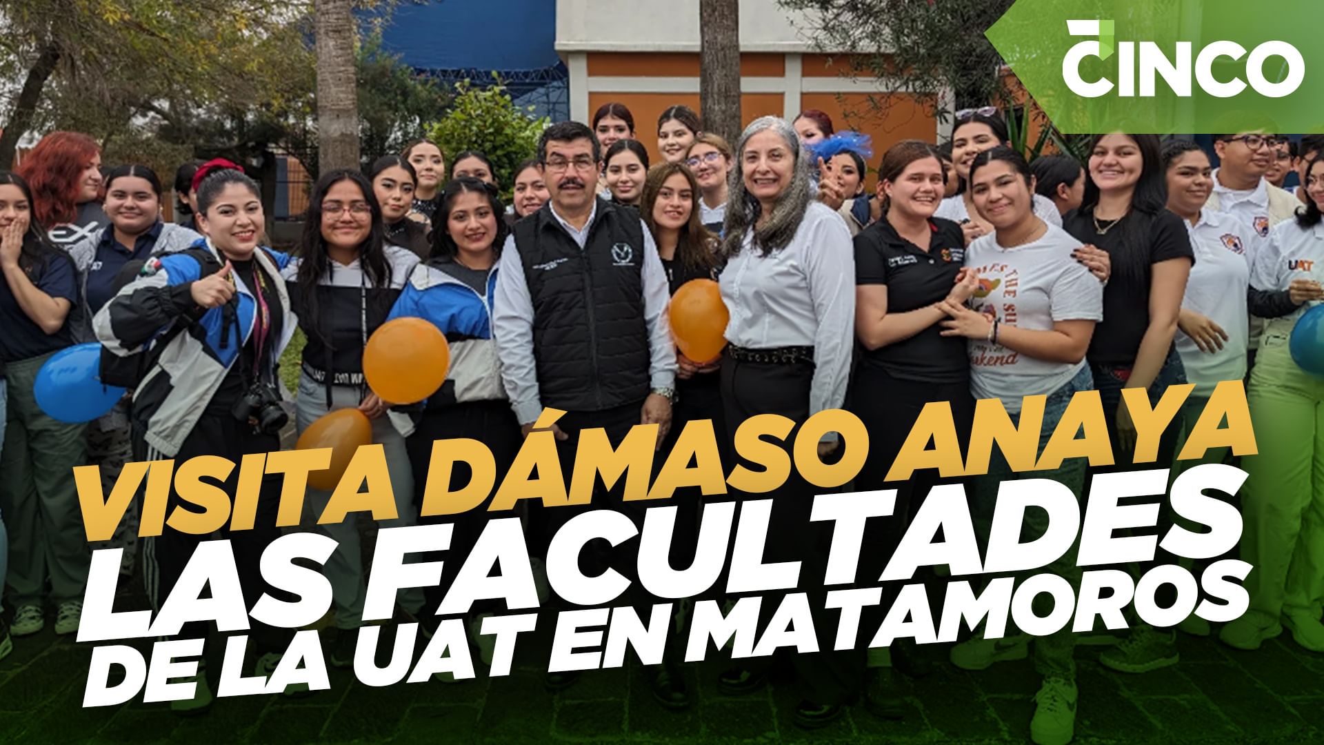 Visita Dámaso Anaya las facultades de la UAT en Matamoros