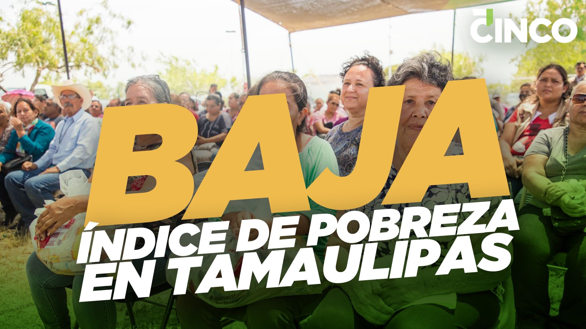 Baja índice de pobreza en Tamaulipas
