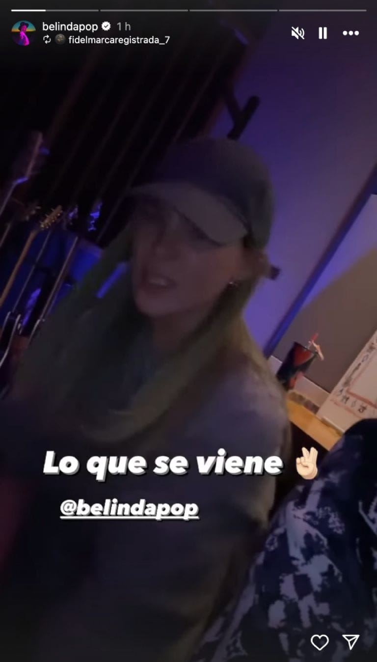 Beli se mostró entusiasmada en sus videos.