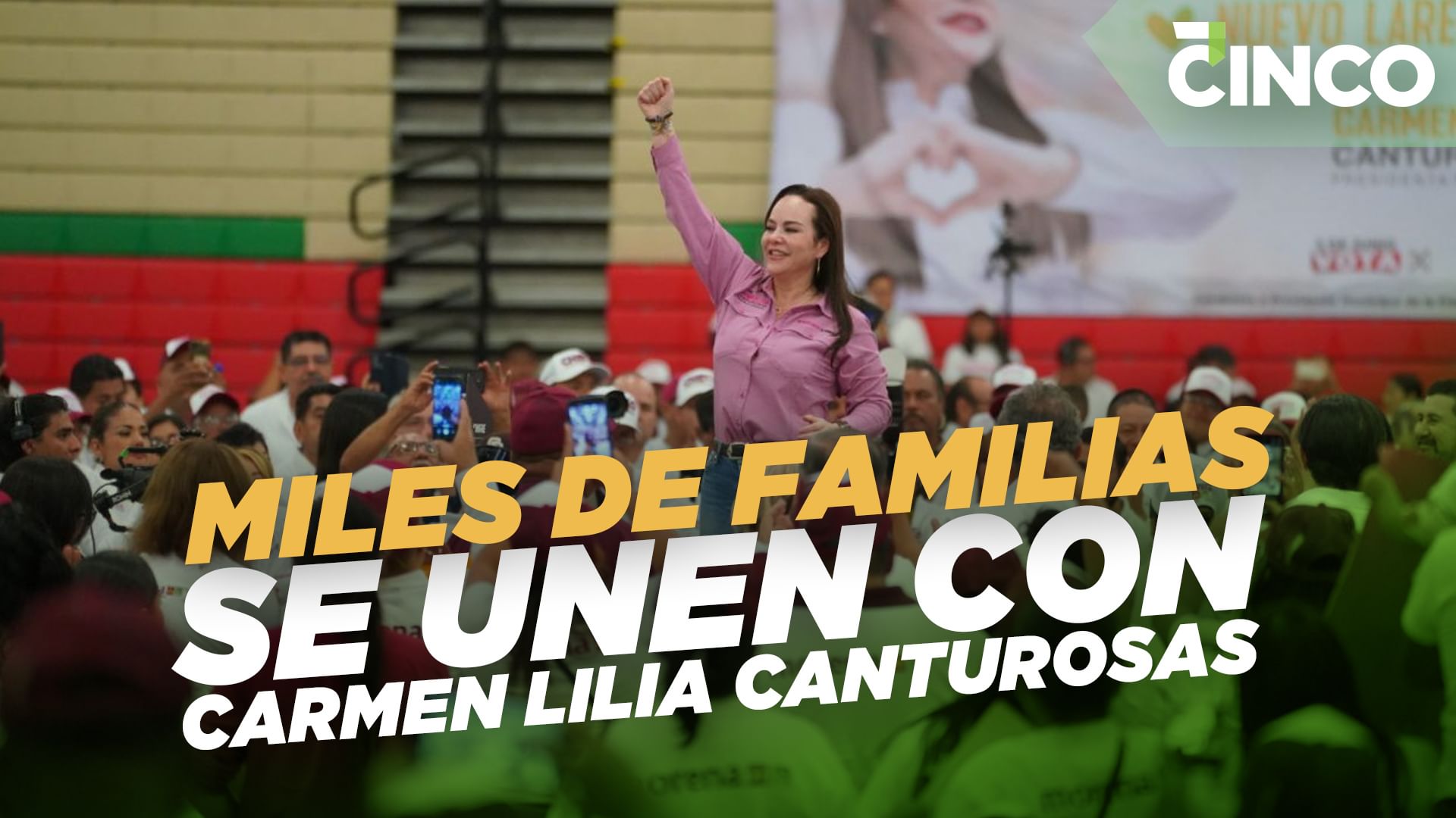Miles de familias se unen con Carmen Lilia Canturosas