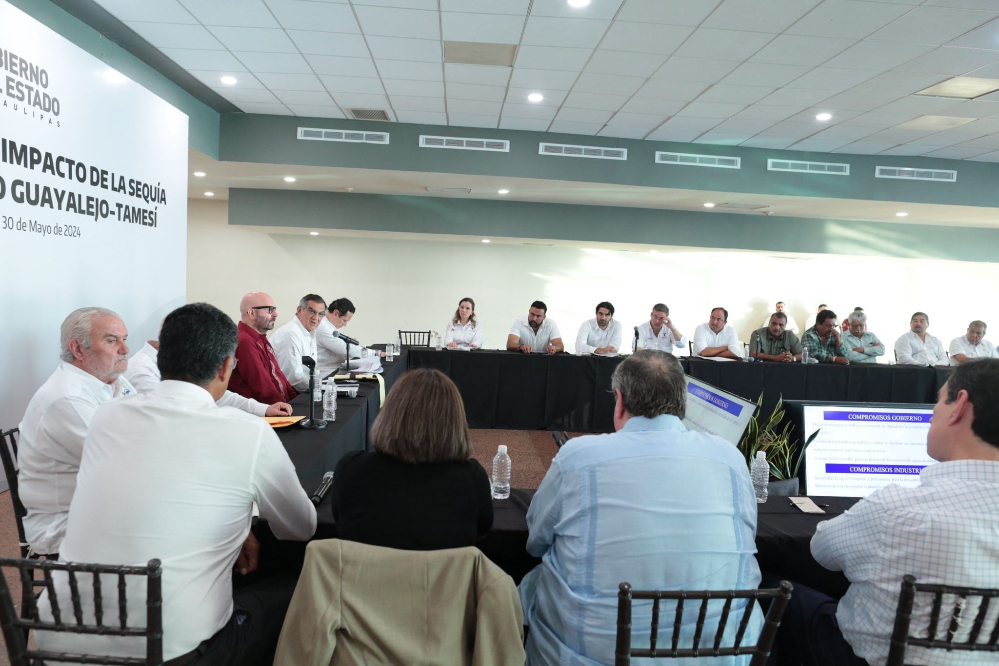 Actúa Gobierno de Tamaulipas ante crisis hídrica en el sur del estado