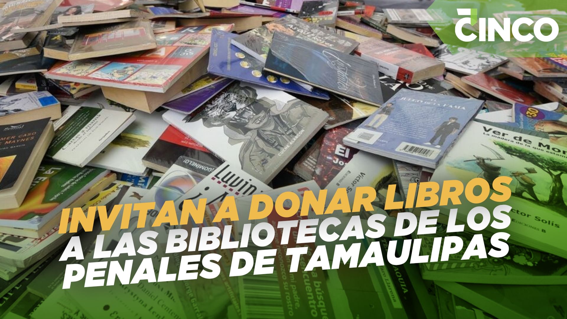Invitan a donar libros a las bibliotecas de los penales de Tamaulipas