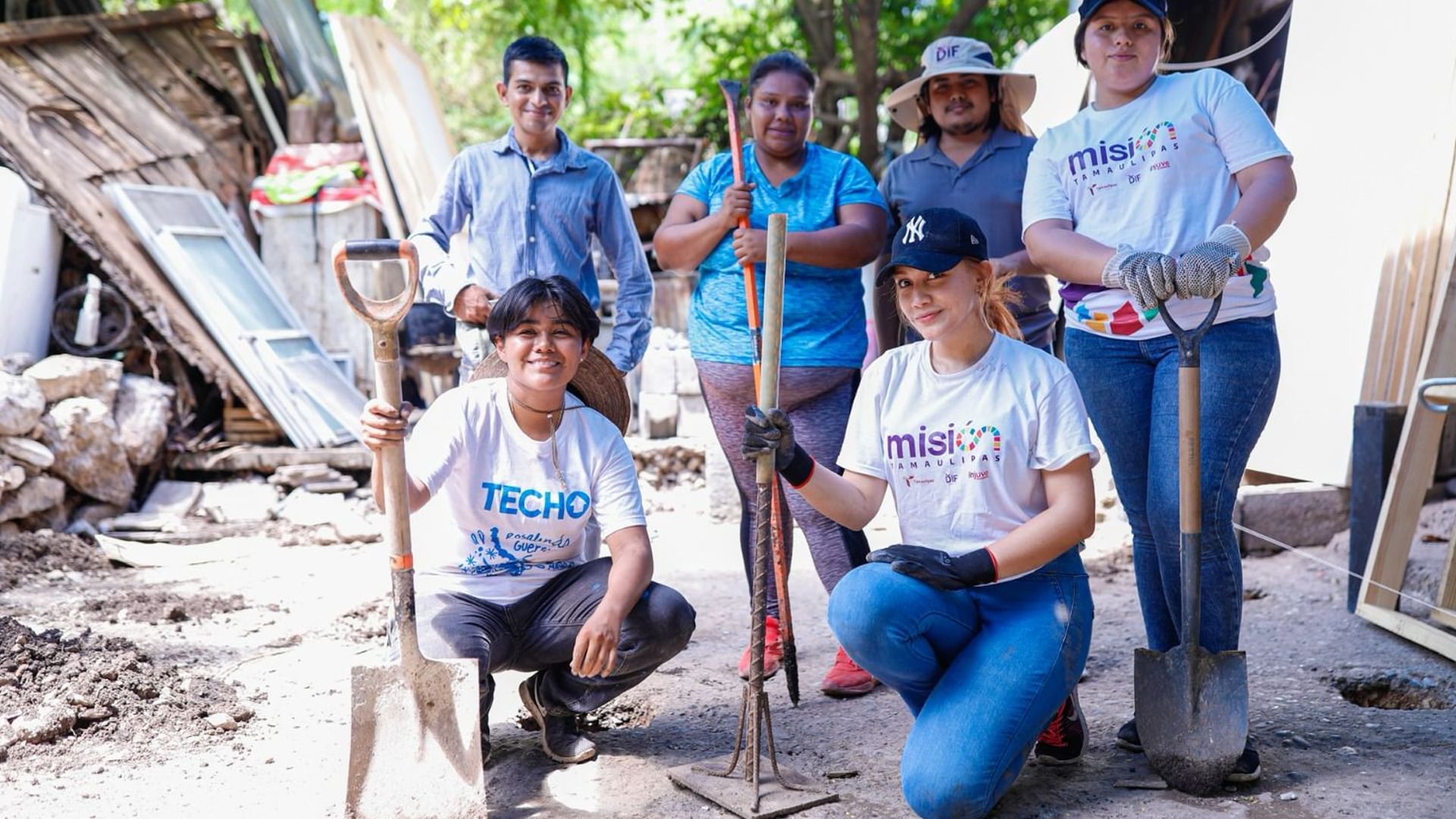 Techo México y DIF Tamaulipas construyen casas a familias vulnerables