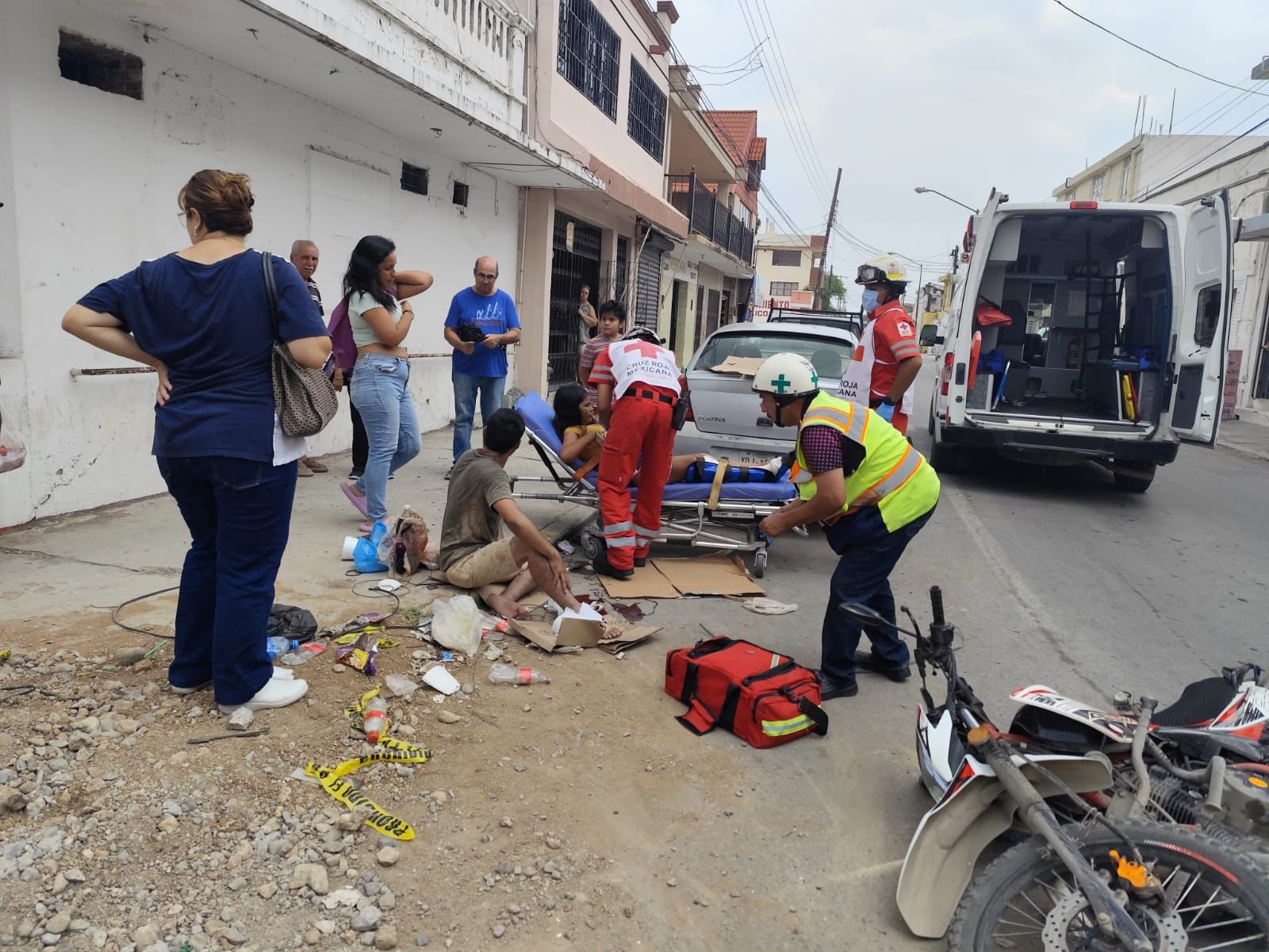 Choque en la zona centro deja dos lesionados