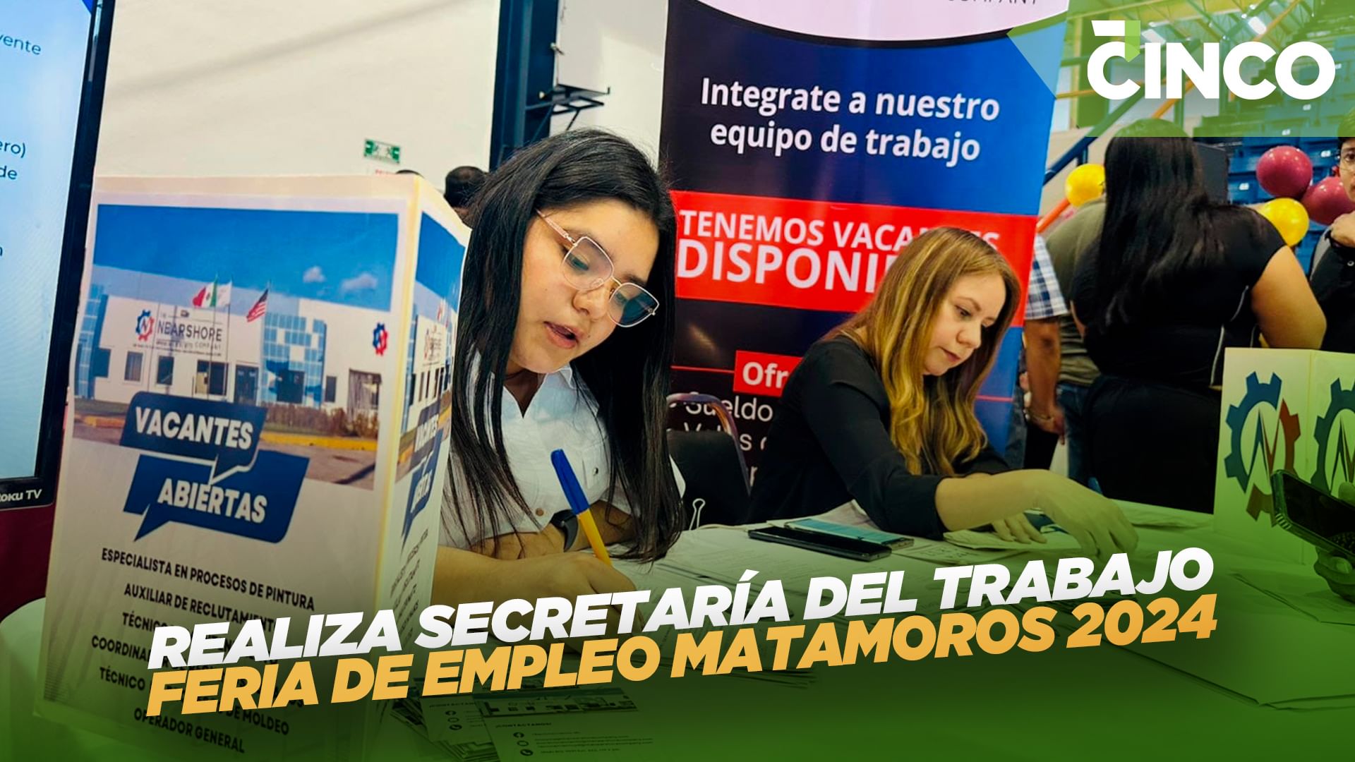 Realiza Secretaría del Trabajo Feria de Empleo Matamoros 2024