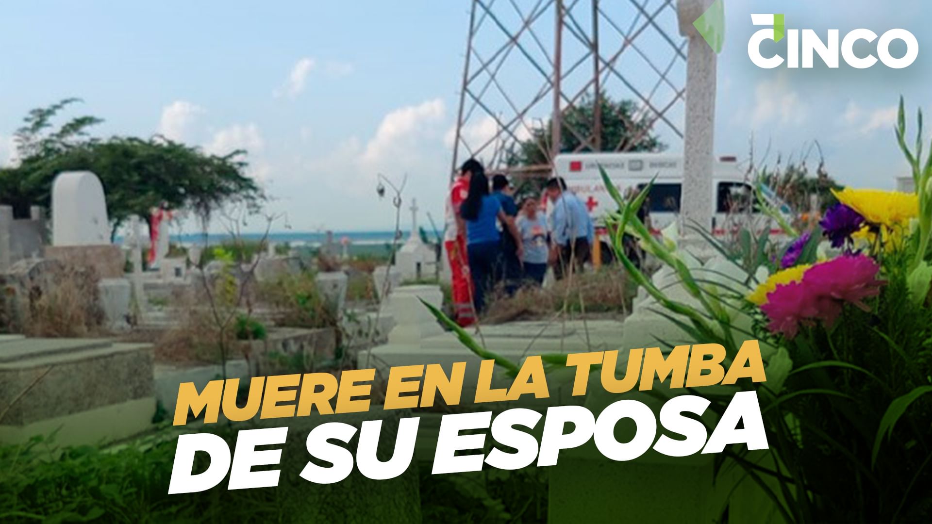 Muere en la tumba de su esposa