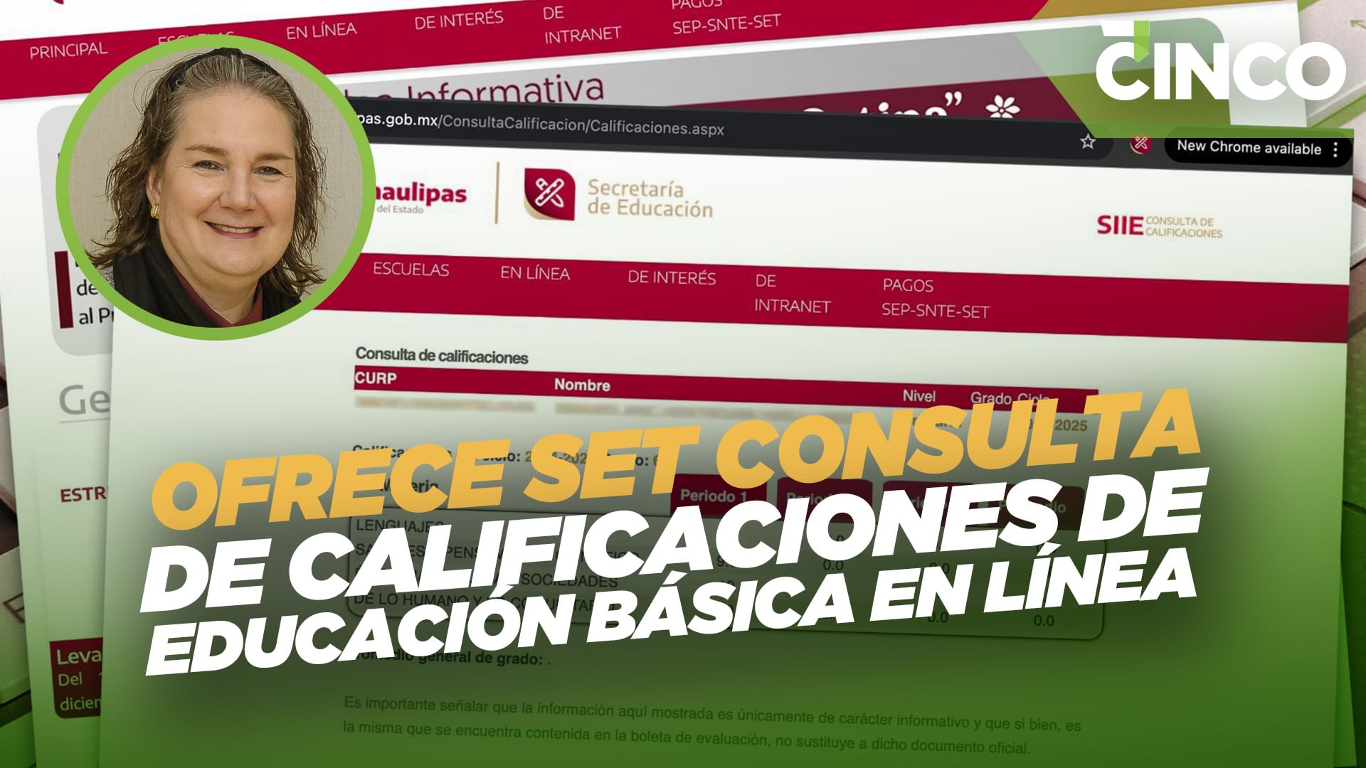 Ofrece SET consulta de calificaciones de educación básica en línea