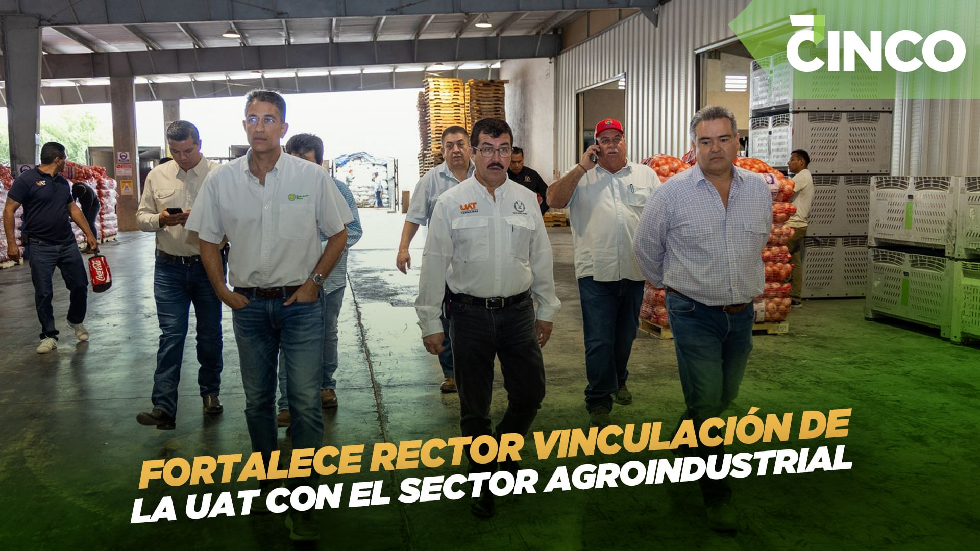 Fortalece rector vinculación de la UAT con el sector agroindustrial