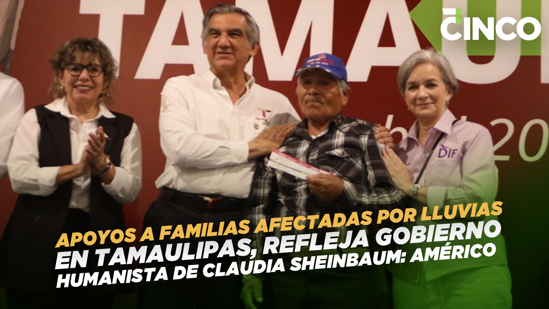 Apoyos a familias afectadas por lluvias en Tamaulipas, refleja gobierno ...