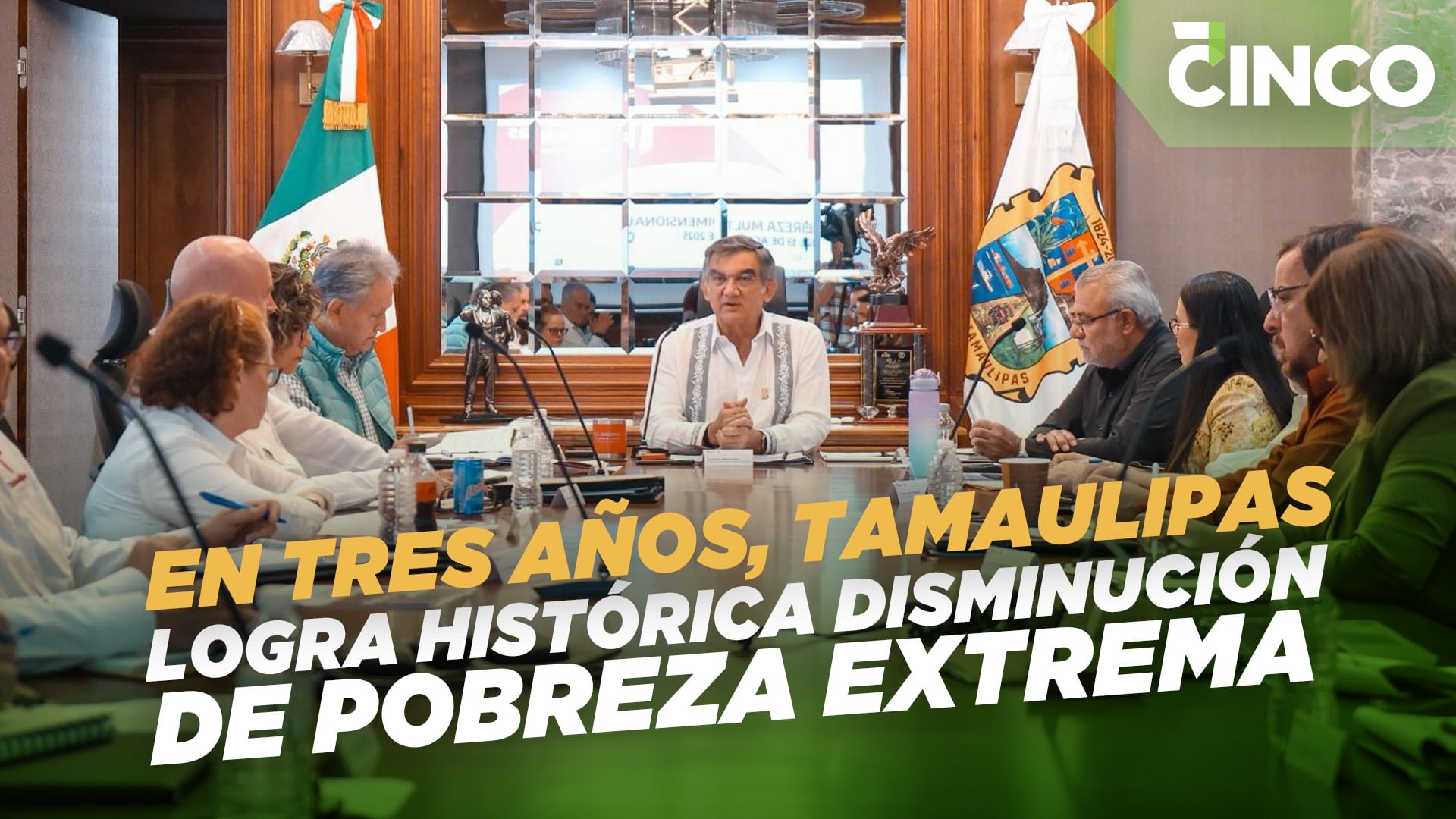 En tres años, Tamaulipas logra histórica disminución de pobreza extrema