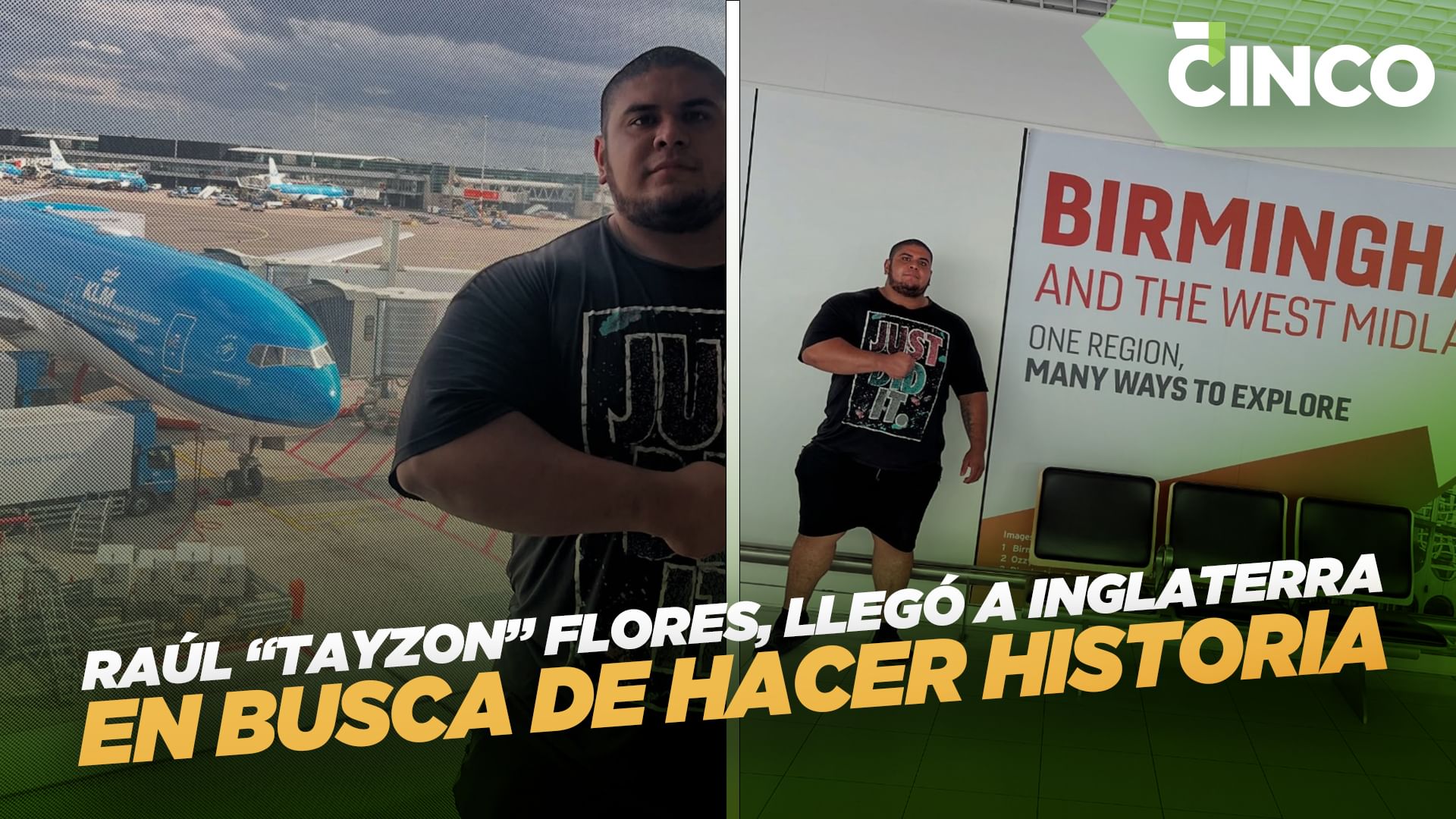 Tayzon Raúl “Tayzon” Flores, llegó a Inglaterra en busca de hacer historia
