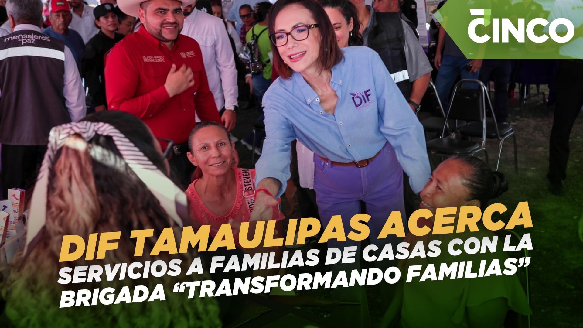 DIF Tamaulipas acerca servicios a familias de Casas con la brigada ...