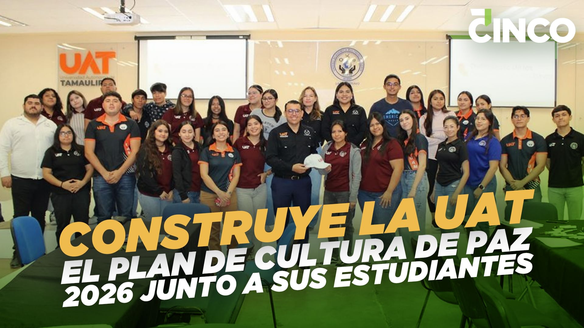 Construye la UAT el Plan de Cultura de Paz 2026 junto a sus estudiantes