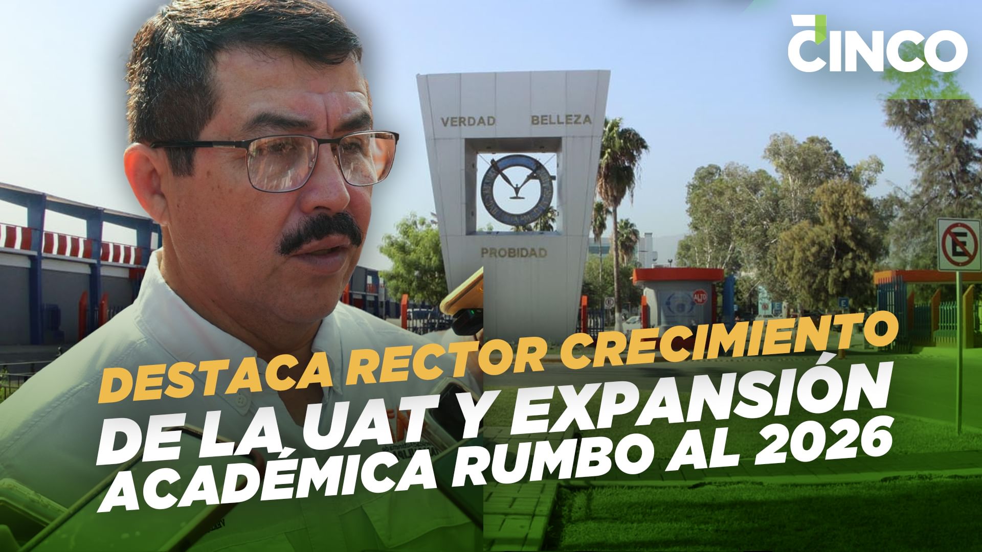 Destaca rector crecimiento de la UAT y expansión académica rumbo al 2026