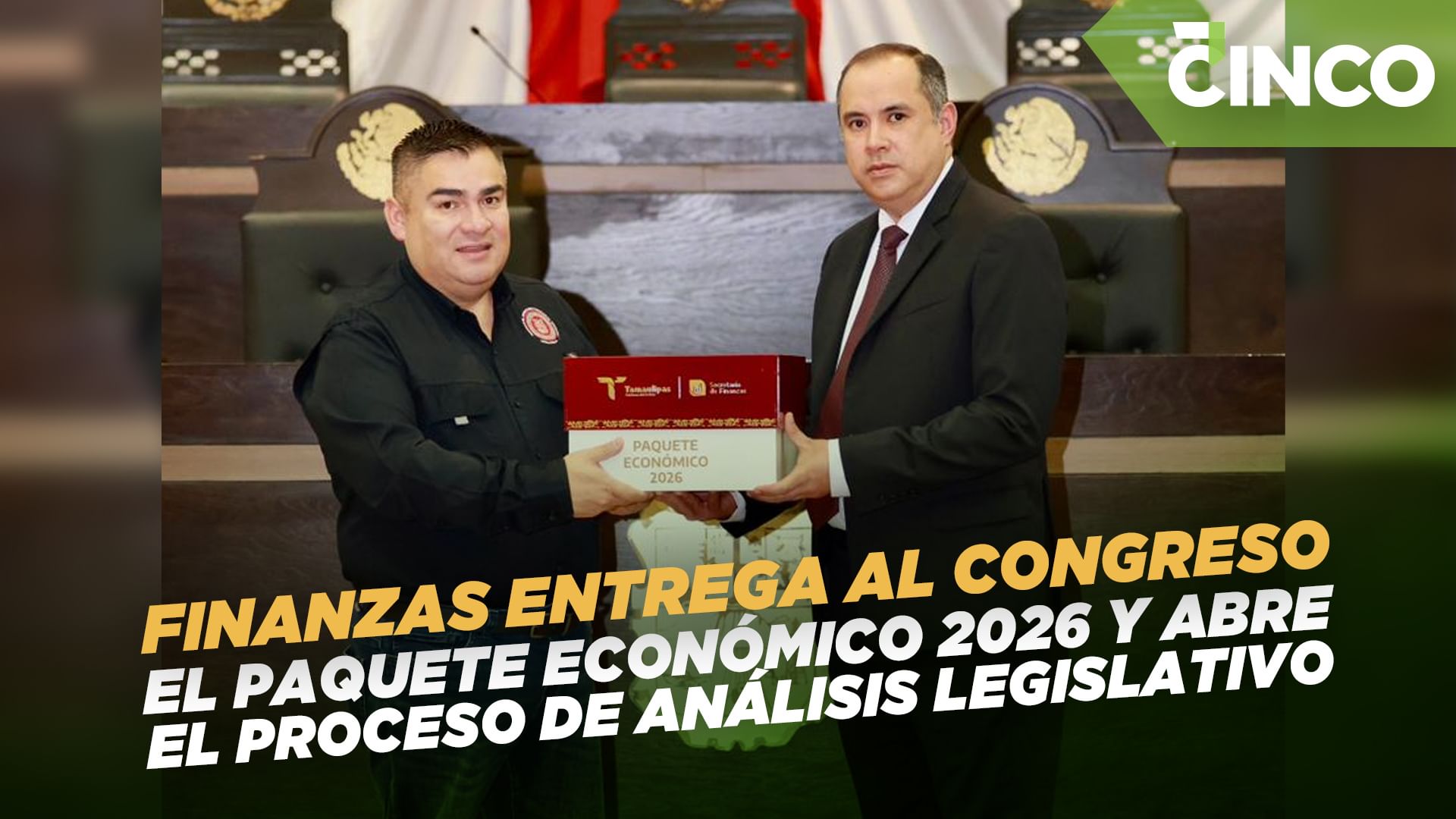 Finanzas entrega al Congreso el Paquete Económico 2026 y abre el ...